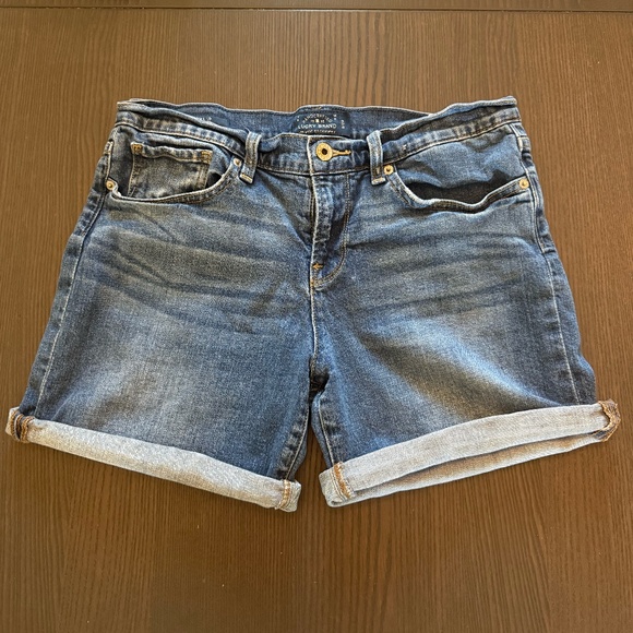 Lucky Brand | "The Roll Up" Denim Shorts | (8) - Picture 1 of 3